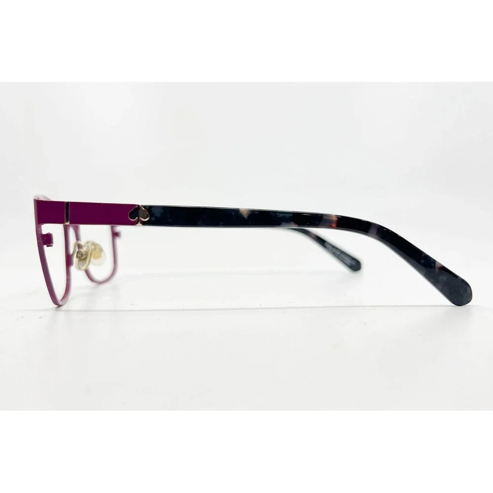 Kate Spade Ninette QJCQ 135 Eyeglasses Purple Gold Spade Womens 49-17